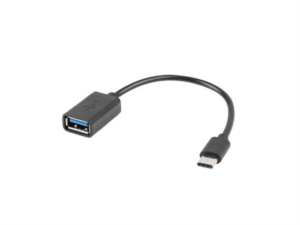 ADAPTADOR LANBERG OTG USB-C(M) A USB-A 2.0 (H) 15 CM NEGRO