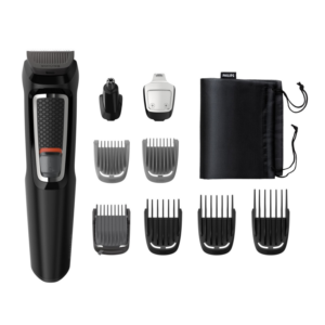AFEITADORA PHILIPS MG3740 9 PIEZAS 60 MIN ACC NARIZ NEGRO