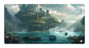 ALFOMBRILLA GAMING SHARKOON SKILLER SGP40 XXL D6 1000X500X3MM