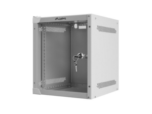 ARMARIO LANBERG MURAL 6U 280X310 RACK 10" FLAT PACK GRIS PUERTA CRISTAL