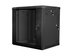 ARMARIO LANBERG MURAL DOBLE SECCION RACK 19" 12U/600X600 FLAT PACK NEGRO