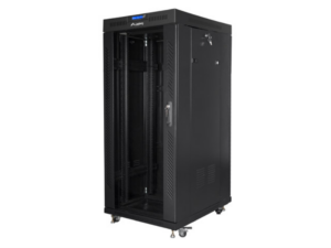 ARMARIO LANBERG RACK 19" 37U 800X1000 FLAT PACK NEGRO PUERTA CRISTAL CON LCD
