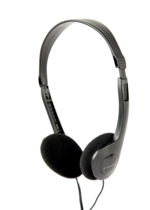 AURICULARES ESTEREO  GEMBIRD CON CONTROL DE VOLUMEN NEGRO