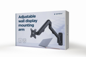 BRAZO DE MONTAJE GEMBIRD PARA PANTALLA DE PARED AJUSTABLE HASTA 27'' 7KG