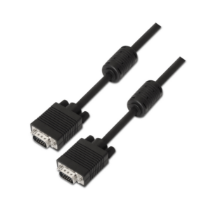 CABLE AISENS SVGA CON FERRITA HDB15/M-HDB15/M NEGRO 3.0M