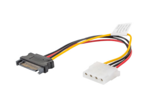 CABLE ALIMENTACION LANBERG MOLEX HEMBRA/SATA MACHO 15CM