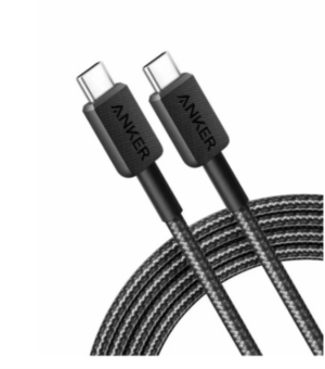 CABLE ANKER 310 USB-C A USB-C CABLE TRENZADO 1,8M 240W NEGRO