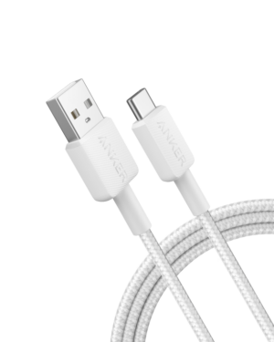 CABLE ANKER 322 USB-A A USB-C 1,8M BLANCO
