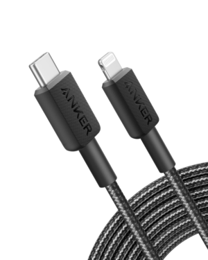CABLE ANKER 322 USB-C TO LIGHTNING CABLE NYLON 3M BLACK