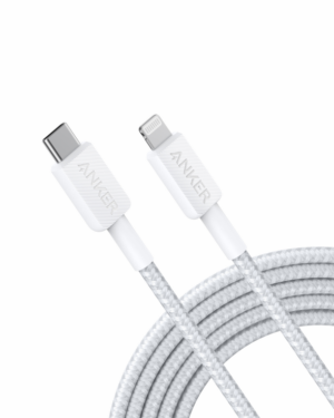 CABLE ANKER 322 USB-C TO LIGHTNING CABLE NYLON 3M WHITE
