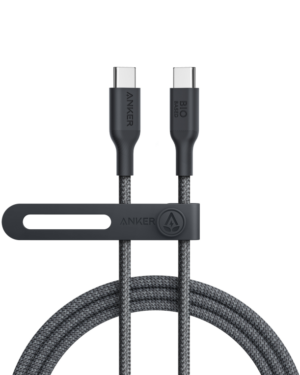 CABLE ANKER 544 USB-C TO USB-C CABLE (6FT 140W BIO-NYLON BLACK)