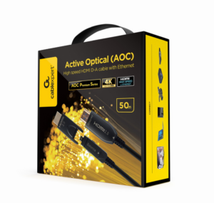 CABLE AOC HDMI D-A DE ALTA VELOCIDAD CON ETHERNET AOC PREMIUM SERIES 50 M