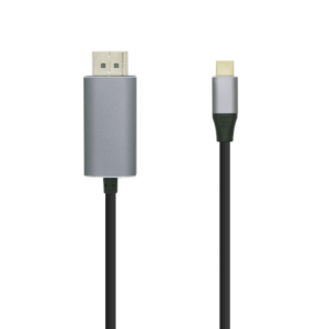CABLE CONVERSOR AISENS USB-C A DISPLAYPORT 4K60HZ NEGRO 1.8M