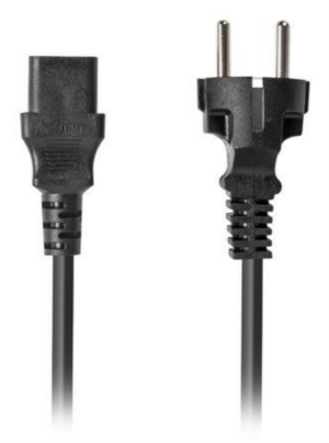 CABLE DE ALIMENTACION LANBERG SCHUKO CEE 7/7 A IEC320 C13 1.8M VDE RECTO