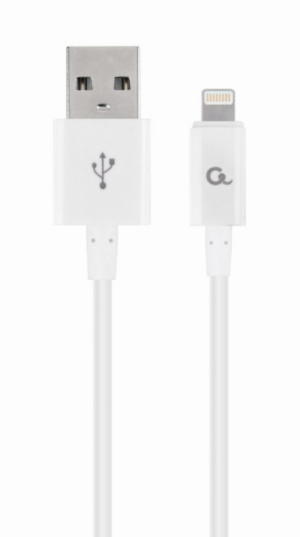 CABLE DE CARGA Y DATOS GEMBIRD DE 8 PINES, 1 M, BLANCO