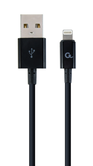 CABLE DE CARGA Y DATOS GEMBIRD DE 8 PINES, 1 M, NEGRO