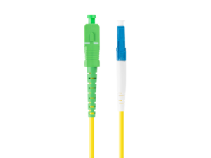 CABLE DE FIBRAOPTICA LANBERG 2M MONO LC/UPC-SC/APC SIMPLEX G657A1 LSZH AMARILL