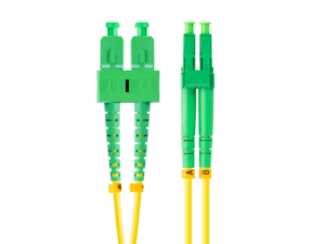 CABLE DE FIBRAOPTICA LANBERG 2M MONO SC/APC-LC/APC DUPLEX G657A1 LSZH AMARILL