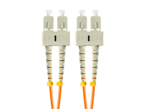 CABLE DE FIBRAOPTICA LANBERG 2M MULT SC/UPC-SC/UPC DUPLEX OM2 50/125 LSZH NARAJ