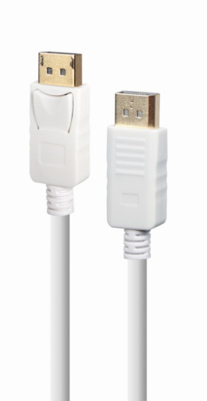 CABLE DISPLAYPORT GEMBIRD 4K DE 1,8 M, BLANCO
