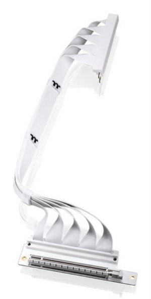 CABLE ELEVADOR THERMALTAKE PCI-E 4.0 90Âº DE 400 MM BLANCO