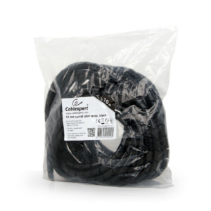 CABLE GEMBIRD 12MM SPIRAL WRAP 10M NEGRO