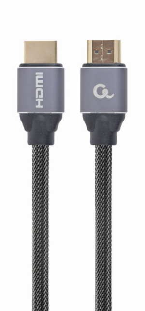 CABLE HDMI 2.0 4K 60HZ GEMBIRD CCBP-HDMI-2M PREMIUM TRENZADO ETHERNET 2M NEGRO