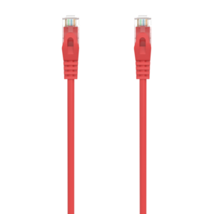 CABLE RED AISENS LATIGUILLO RJ45 LSZH CAT.6A UTP AWG24 25CM ROJO