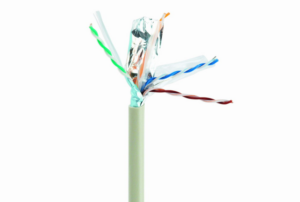 CABLE RED GEMBIRD FTP CAT6 BLINDADO AWG24 BOBINA 305M  GRIS