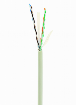 CABLE RED GEMBIRD UTP CAT6 TRENZADO PREMIUM CCA AWG24 BOBINA 305M GRIS