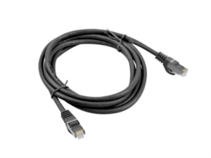 CABLE RED LANBERG LATIGUILLO CAT.6 FTP 0.5M NEGRO FLUKE  PASSED