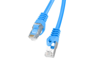 CABLE RED LANBERG LATIGUILLO CAT.6 FTP 1M AZUL FLUKE  PASSED