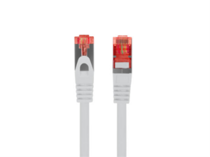 CABLE RED LANBERG LATIGUILLO CAT.6 S/FTP LSZH CU 0.5M GRIS FLUKE  PASSED