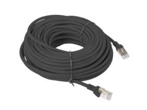 CABLE RED LANBERG LATIGUILLO CAT.6 UTP 20M NEGRO FLUKE PASSED