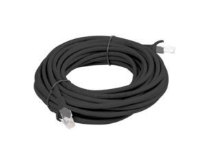 CABLE RED LANBERG LATIGUILLO CAT.6 UTP 5M NEGRO FLUKE  PASSED