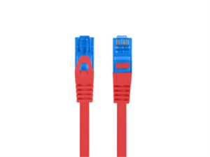 CABLE RED LANBERG LATIGUILLO CAT.6A S/FTP LSZH CCA 1.5M ROJO FLUKE PASSED