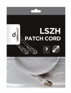 CABLE RED S-FTP GEMBIRD CAT 6A LSZH BLANCO 1 M