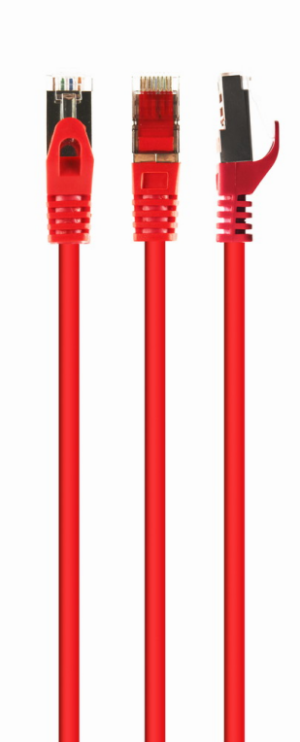 CABLE RED S-FTP GEMBIRD  CAT 6A LSZH ROJO 0,5 M