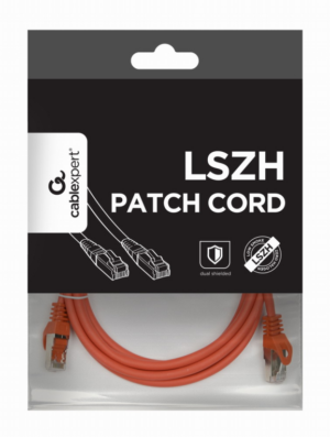 CABLE RED S-FTP GEMBIRD  CAT 6A LSZH ROJO 2M