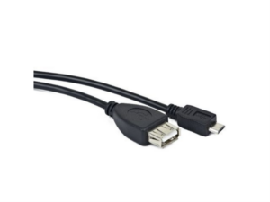 CABLE USB LANBERG MICRO M A USB-A F 2.0 OTG NEGRO 15CM OEM