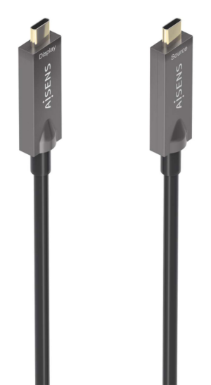 CABLE USB3.1 AISENS GEN2 10GBPS AOC 4K 3A 60W E-MARK USB-C M/M 10M