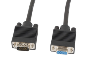 CABLE VGA LANBERG MACHO HEMBRA FERRITA NEGRO 1.8 M