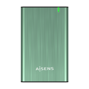 CAJA EXTERNA DISCO 2.5" AISENS 9.5MM SATA A USB 3.0 USB3.1 GEN1 VERDE