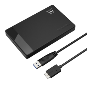 CAJA EXTERNA DISCO DURO EWENT USB 3.2 GEN 1 2.5 SATA SIN TORNILLOS