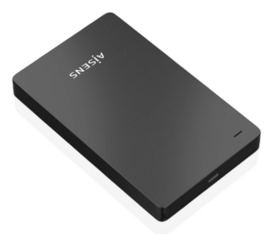 CAJA HD EXTERNA AISENS 2.5 9.5MM SATA A USB-C USB3.1 GEN1 NEGRA