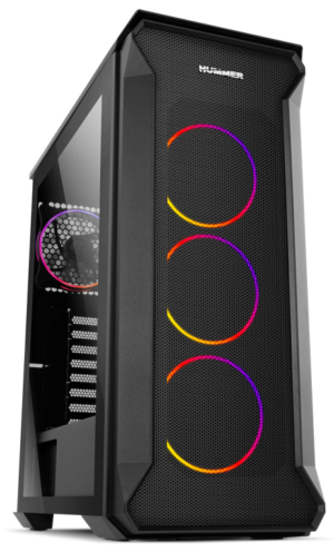 CAJA NOX HUMMER QUANTUM ATX 1XUSB3.0 2XUSB2.0 NEGRO ARGB