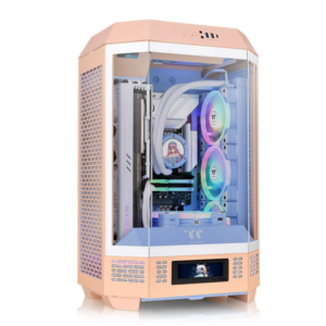 CAJA THERMALTAKE THE TOWER T300 M-ATX 2XUSB 3.0 SIN FUENTE NARANJA PEACH