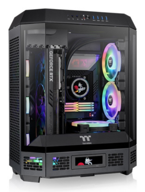 CAJA THERMALTAKE THE TOWER T600 ATX 2XUSB 3.0 SIN FUENTE NEGRO