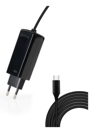 CARGADOR TOOQ PORTATIL GAN USB-C PD 100W CUBICO NEGRO