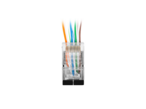 CONECTOR LANBERG CAT.6 FTP 8P8C PASS THROUGH TYPE PACK 20 UDS
